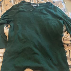 Karen Scott-Women’s Plain Green Tee